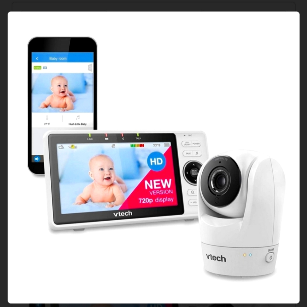 vTech VM091 5" Smart Wi-Fi 1080p Pan & Tilt Baby Monitor